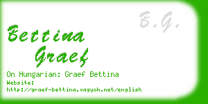 bettina graef business card